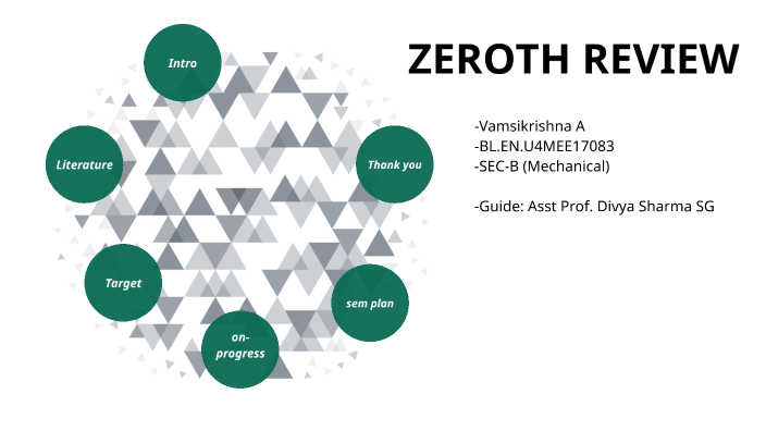 zeroth review presentation model