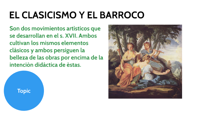 EL CLASICISMO Y EL BARROCO by Karina Ana Aguero