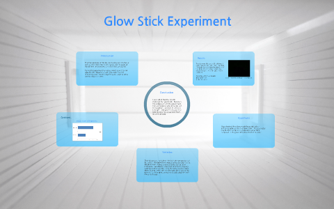 experiment with glow stick