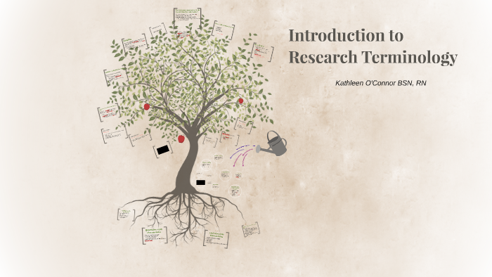 A review of research terminology by Kathleen O'Connor on Prezi