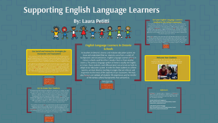 Principles for Teaching English Language Learners by Laura Petitti