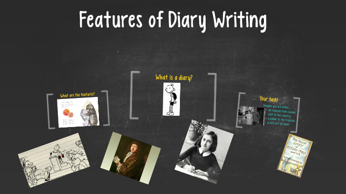 features of diary writing