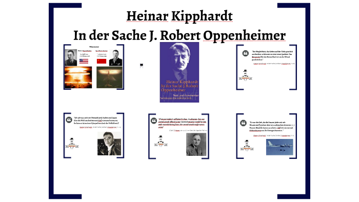 In Der Sache J Robert Oppenheimer Szenenanalyse Heinar Kipphardt in der Sache J. Robert Oppenheimer by moritz dellafior