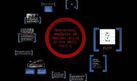 Rhetorical Analysis Of Another Brick In The Wall Part 2 By Krista Waldinger