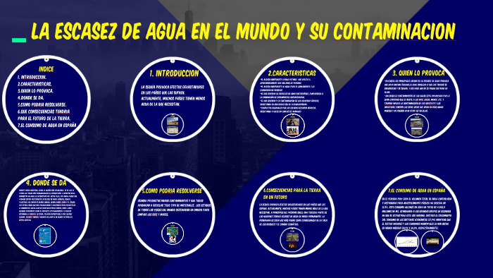 la escasez de agua en el mundo y su contaminacion by Miguel banda silva ...