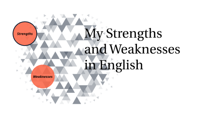 Strengths And Weaknesses In English by Amanda Kwasniewski on Prezi