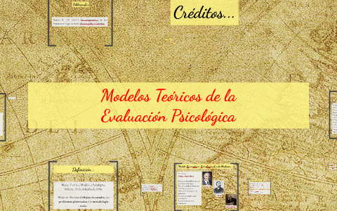 Modelos Teóricos de la Evaluación Psicológica by Juan Ortiz on Prezi