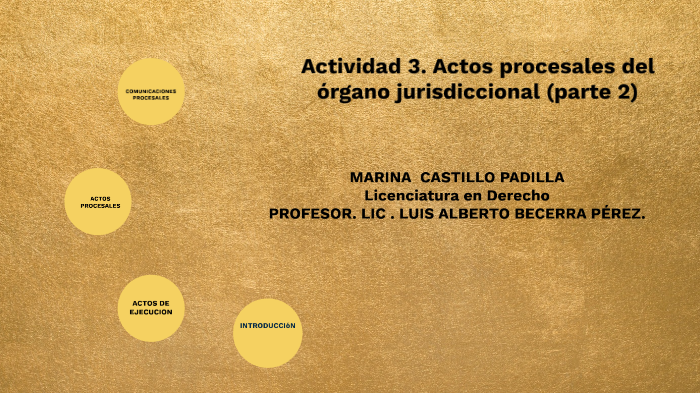 Actos Procesales by marina castillo padilla on Prezi