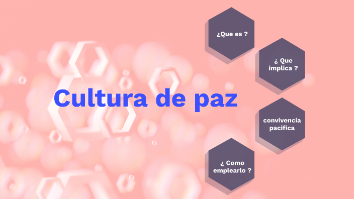 cartel sobre la cultura de paz by Valeria Rojo Pérez on Prezi