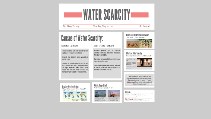 WATER SCARCITY by lizzy young on Prezi