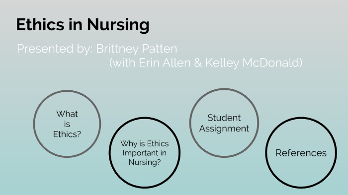 Nursing Ethics By Brittney Patten