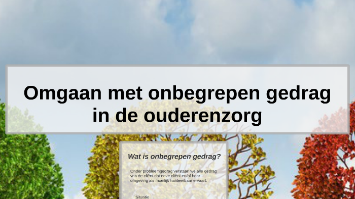 Omgaan Met Onbegrepen Gedrag By Inge Lenderink On Prezi