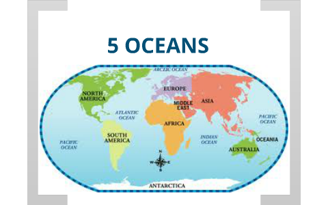 what are the 5 oceans
