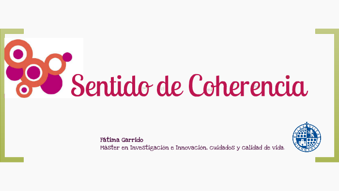 Sentido de Coherencia by Fátima Garrido