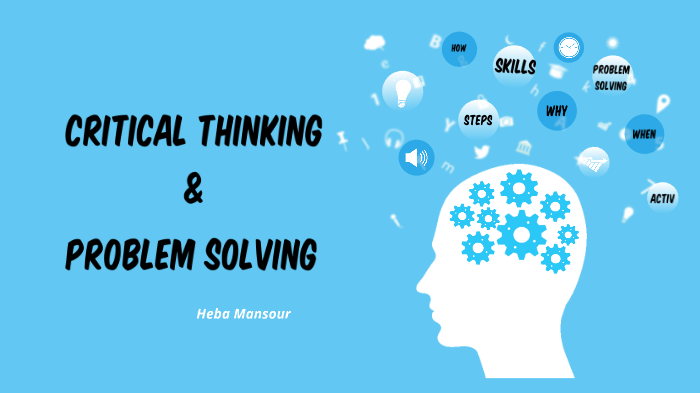is problem solving the same as critical thinking