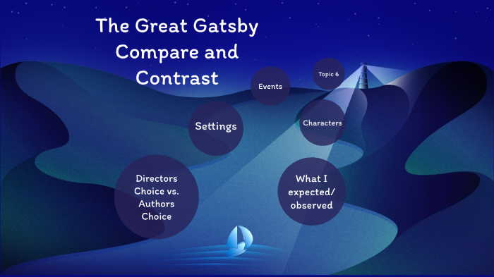 compare and contrast essay great gatsby