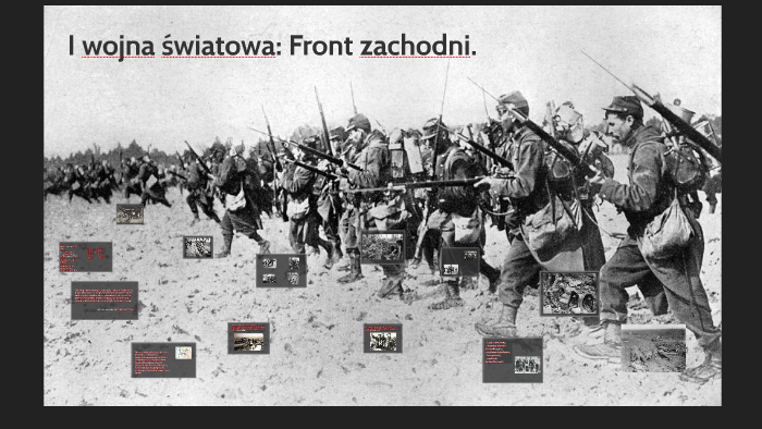 Front Wschodni I Zachodni 1 Wojna światowa