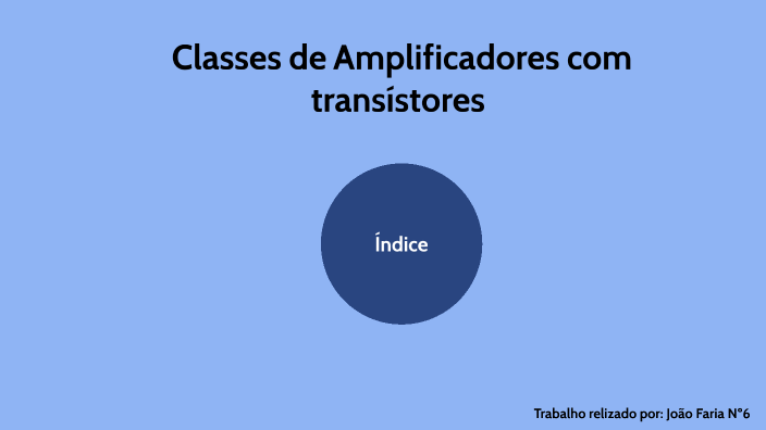 Classes De Amplificadores Com Transístores By Joao Faria On Prezi