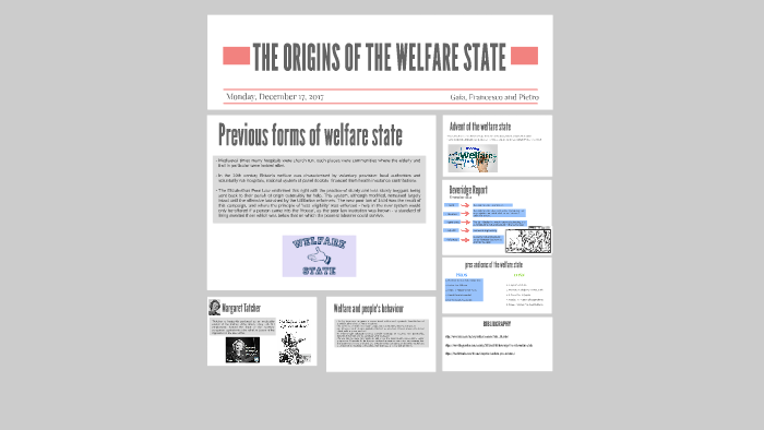THE ORIGINS OF THE WELFARE STATE by gaia ugolini on Prezi