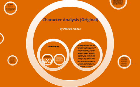 Character Analysis (Original) by Patrick Alonzo on Prezi