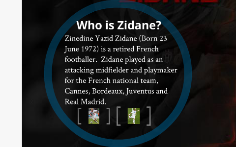 Zinedine Zidane By Rashad Hijjawi