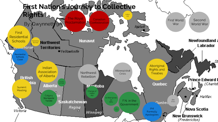 Timeline First Nation Rights First Nation's Journey to Collective Rights by Gwynneth Umapas on Prezi