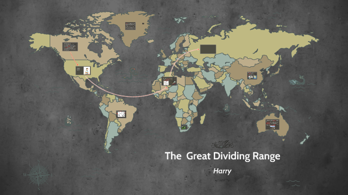 great dividing range on map