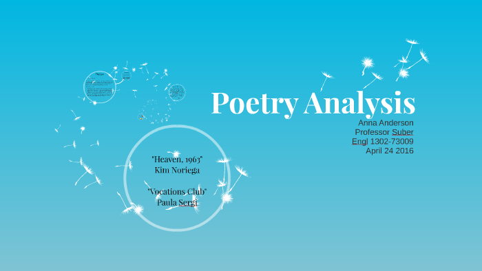 Poetry Analysis by Anna Anderson on Prezi