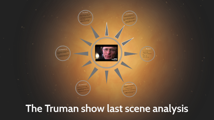 The Truman show last scene an by marie par