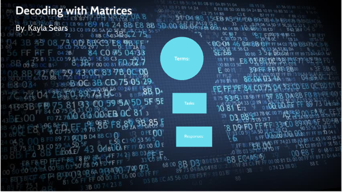 Decoding with Matrices by Kayla Sears on Prezi