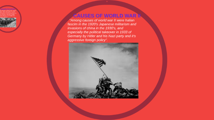 CAUSES OF WORLD WAR II by sierra jackson on Prezi