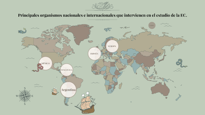 Organismos nacionales e internacionales que intervienen en el estudio ...