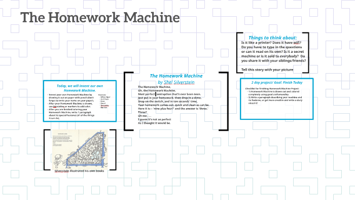 what is the conflict of homework machine