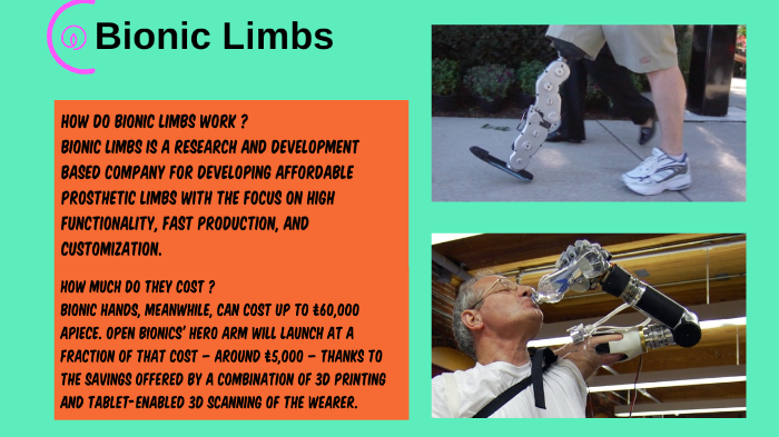 bionic limbs by joseph smith on Prezi