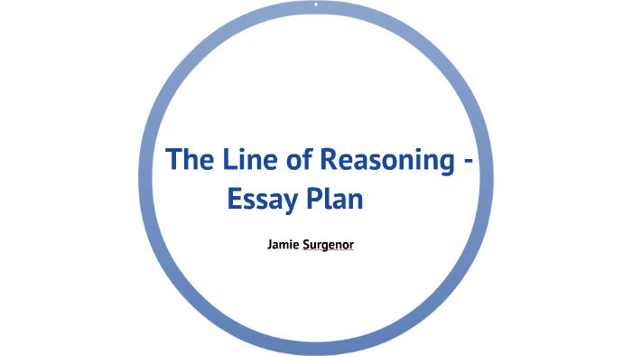 thesis with a line of reasoning