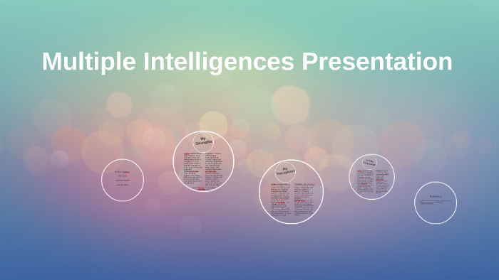 Multiple Intelligences Presentation by Kimberly Cohran on Prezi