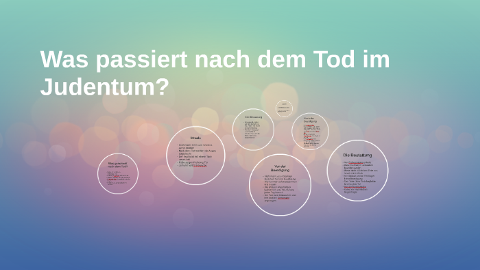 Was passiert nach dem Tod im Judentum? by Abby Sciuto on Prezi