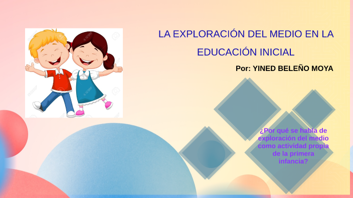 LA EXPLORACIÓN DEL MEDIO EN LA EDUCACIÓN INICIAL by Yined Beleño moya