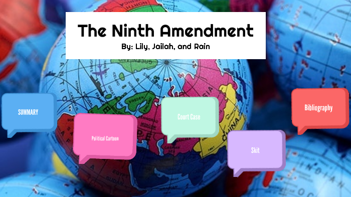 ninth amendment political cartoon