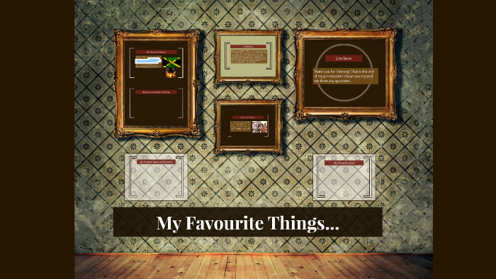 My Favourite Things Presentation by Jayden Parker on Prezi
