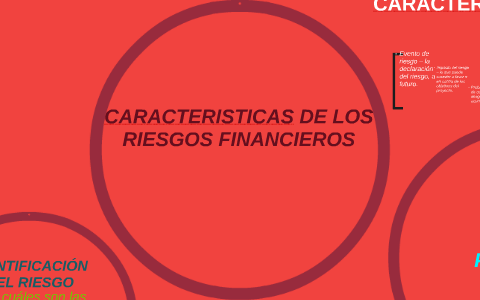 CARACTERISTICAS DE LOS RIESGOS FINANCIEROS By ANGELICA CEPEDA On Prezi