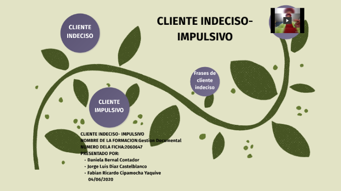 Cliente Indeciso Impulsivo By Daniela Bernal 5223