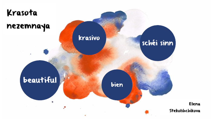 MY BEST PRESENTATION EVER by Elena Stekolshchkova on Prezi