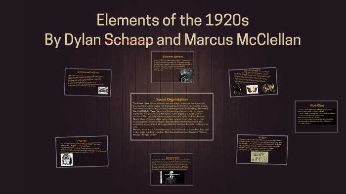 Elements of the 1920s by Dylan & Marcus by Dylan Schaap on Prezi