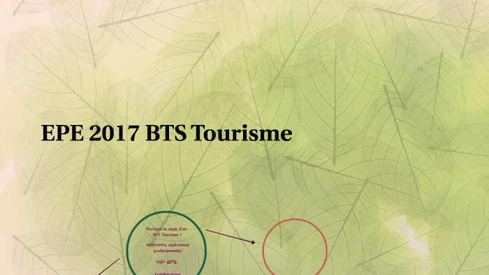 EPE 2017 BTS Tourisme by Chloe Piollet on Prezi