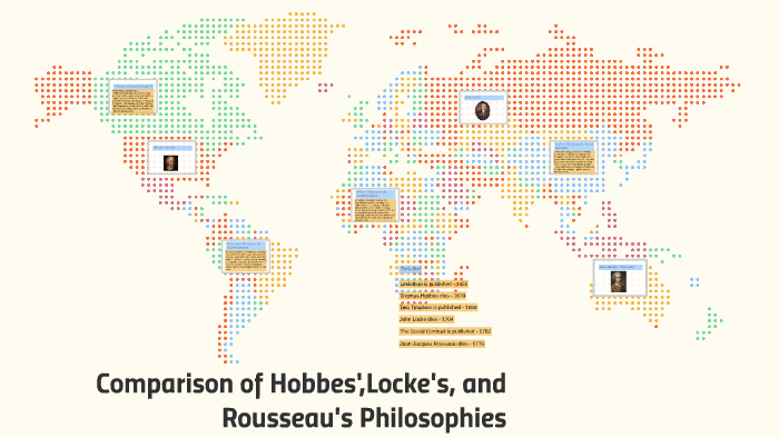 Locke And Rousseau Comparison Chart