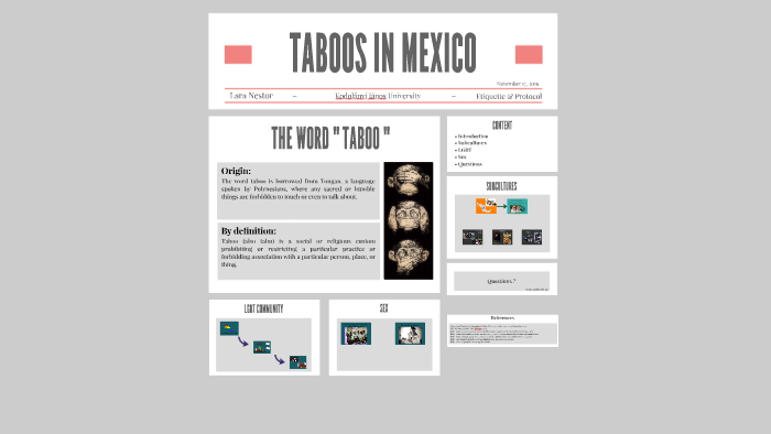 Taboos In Mexico By Nestor Daniel Lara On Prezi 6926