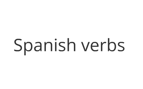 Spanish action verbs by jason demaria