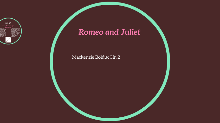 Romeo and Juliet by mackenzie bolduc on Prezi