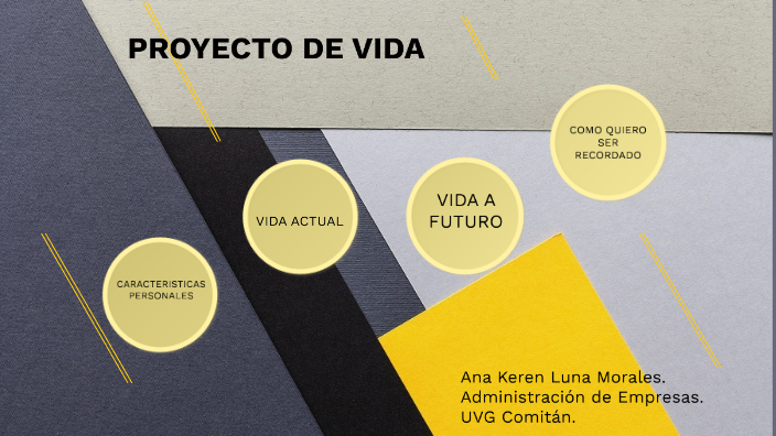 PROYECTO DE VIDA by Ana Morales on Prezi